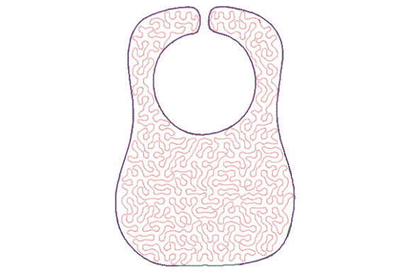 Baby Bib Stippling in the Hoop Review
