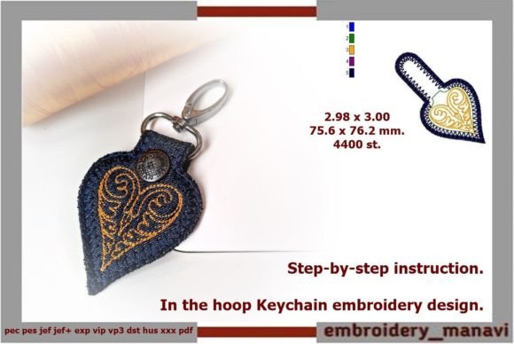 In the Hoop Key Chain