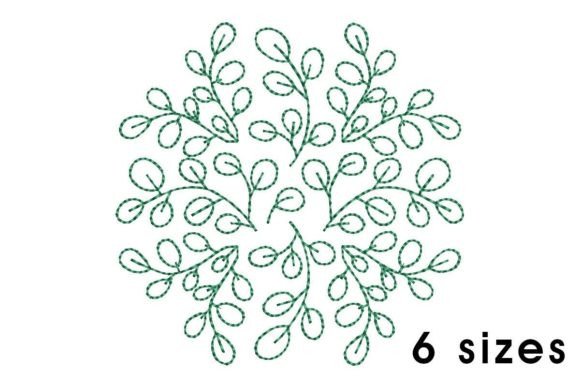 Mandala Branches of Leaves