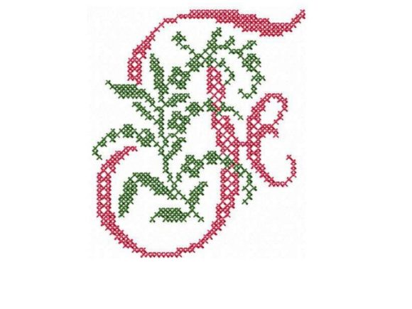 Monogram Letter F