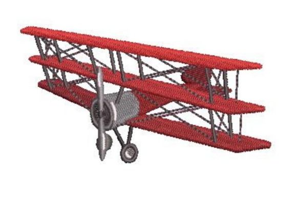 Red Vintage Triplane Embroidery Review