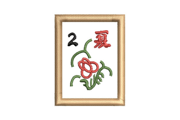 Summer Mahjong Tile Design